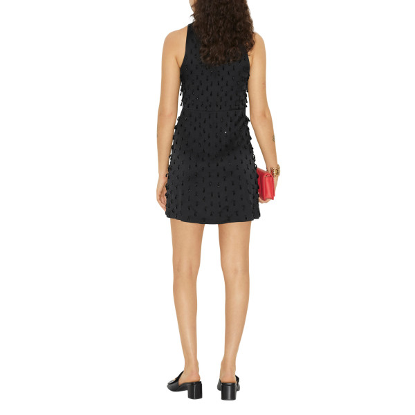 Burberry Embellished Satin Sleeveless Dress