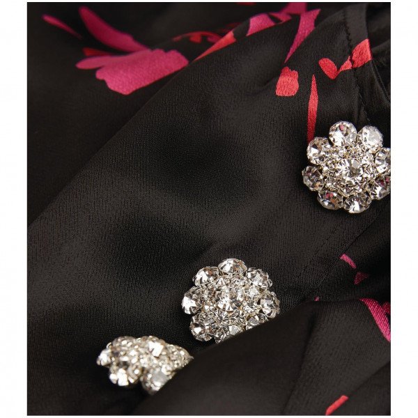 Ganni Floral Wrap Dress