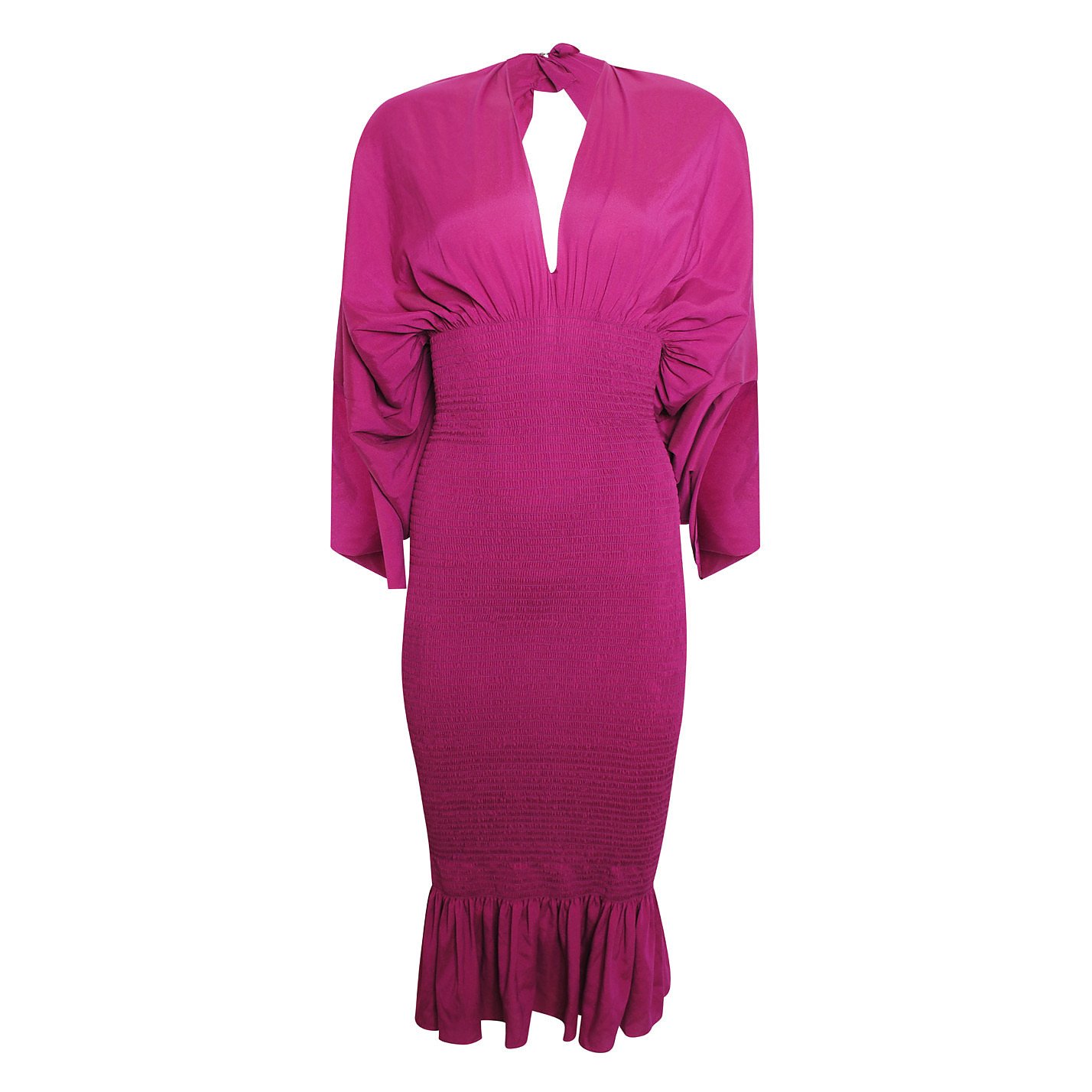 Emilio De La Morena Shirring Dress