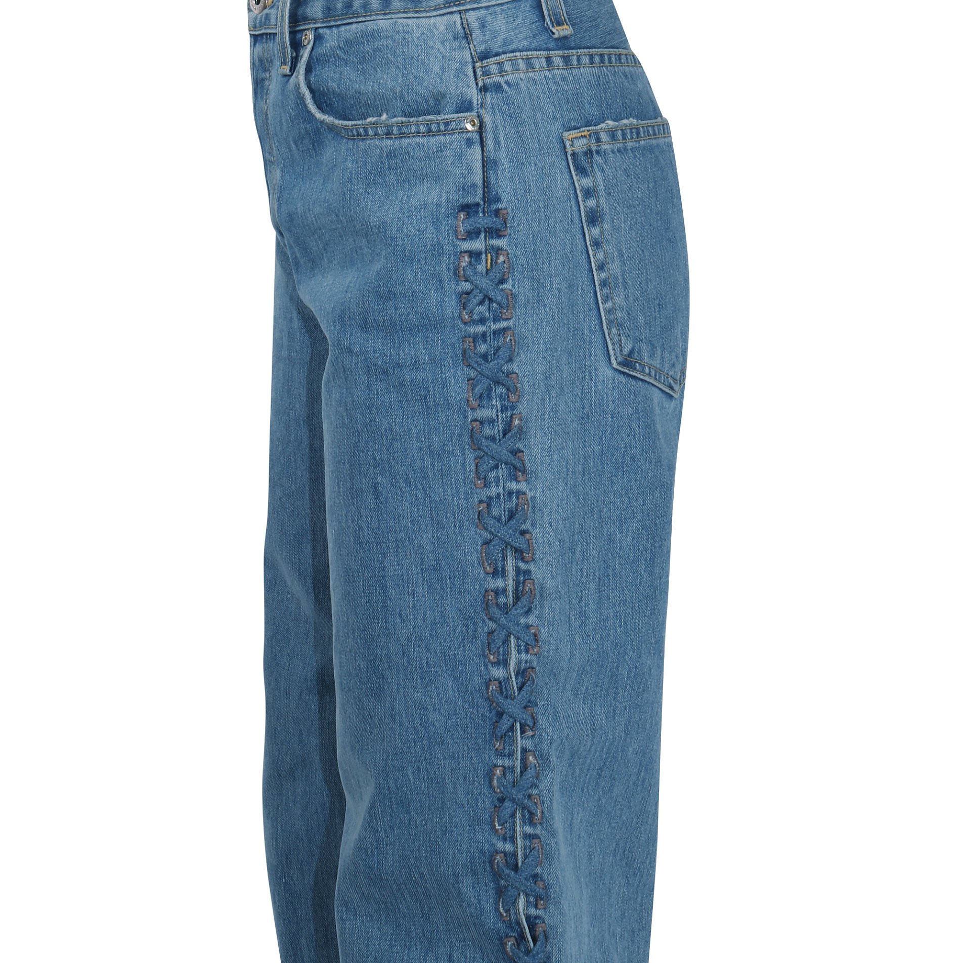 Jonathan Simkhai Braided Jeans