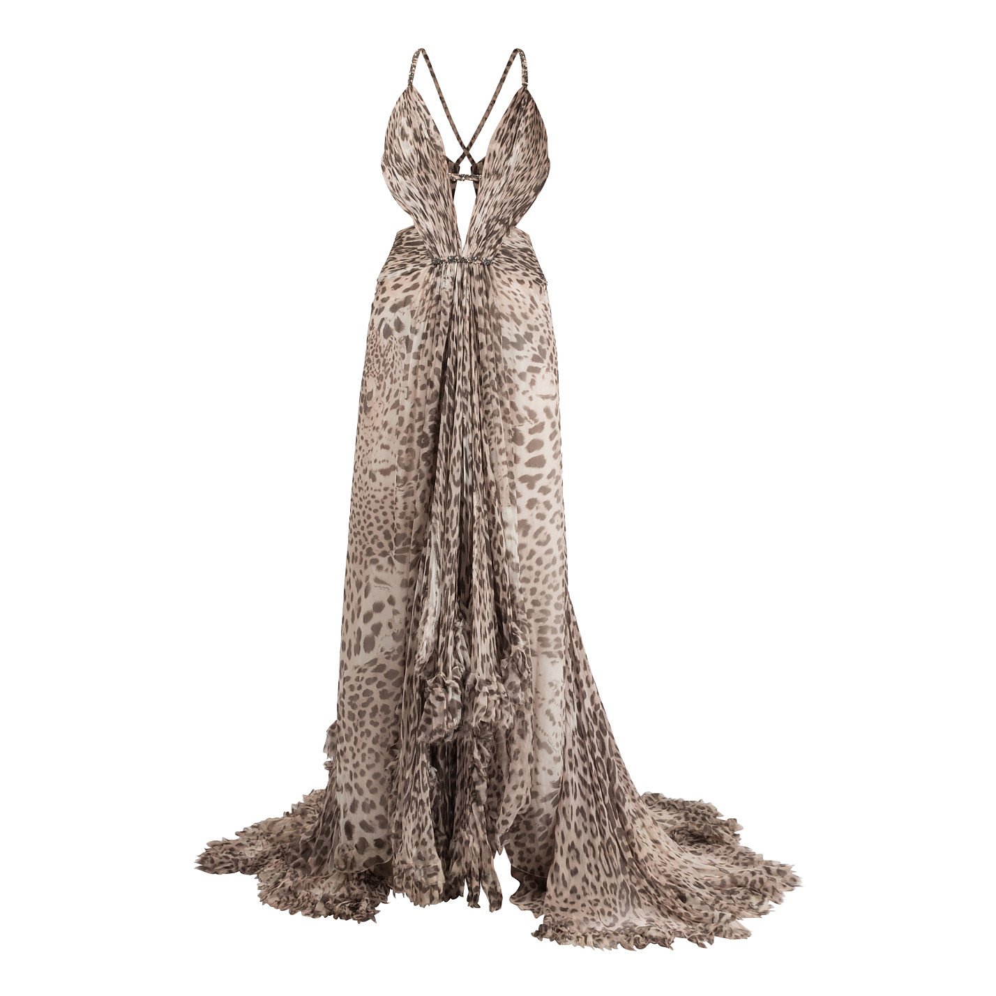 roberto cavalli gown
