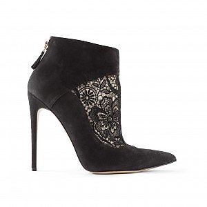 Lace Detail Ankle Boots