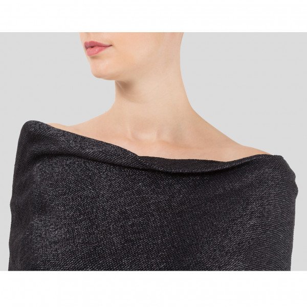 Victoria Beckham Off the Shoulder Draped Knee Length Dress