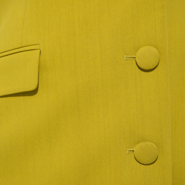 FEMPONIQ Draped Sleeved Tailored Blazer Dress