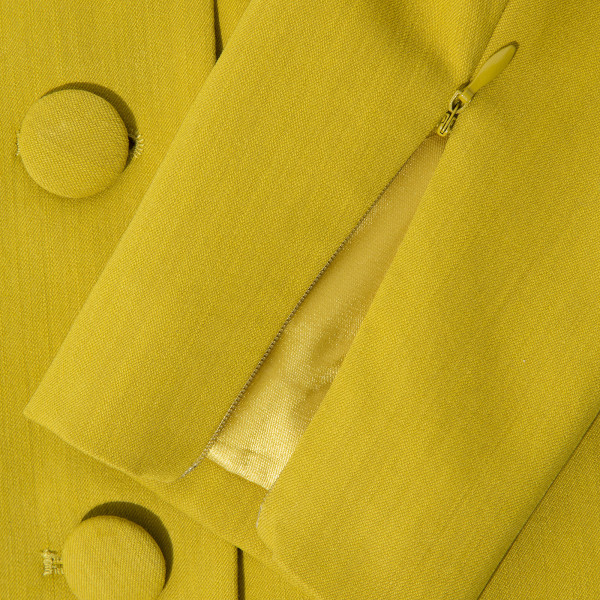 FEMPONIQ Draped Sleeved Tailored Blazer Dress
