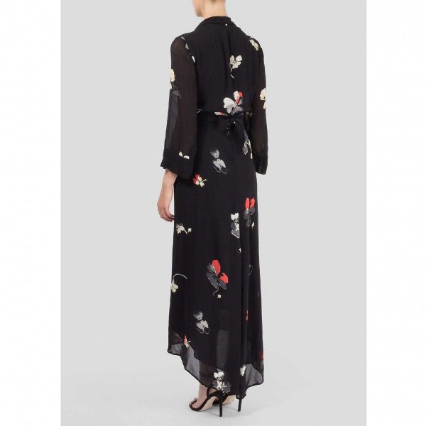 Ganni Floral Wrap Dress