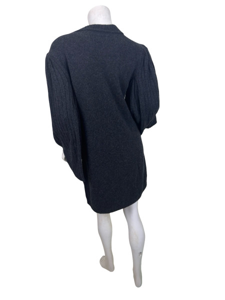 CHANEL Charcoal Knitted Dress
