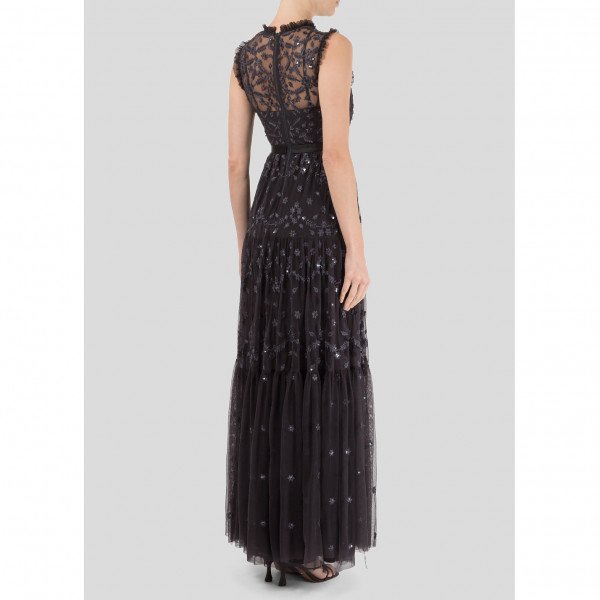 Needle & Thread Embroidered Sleeveless Gown