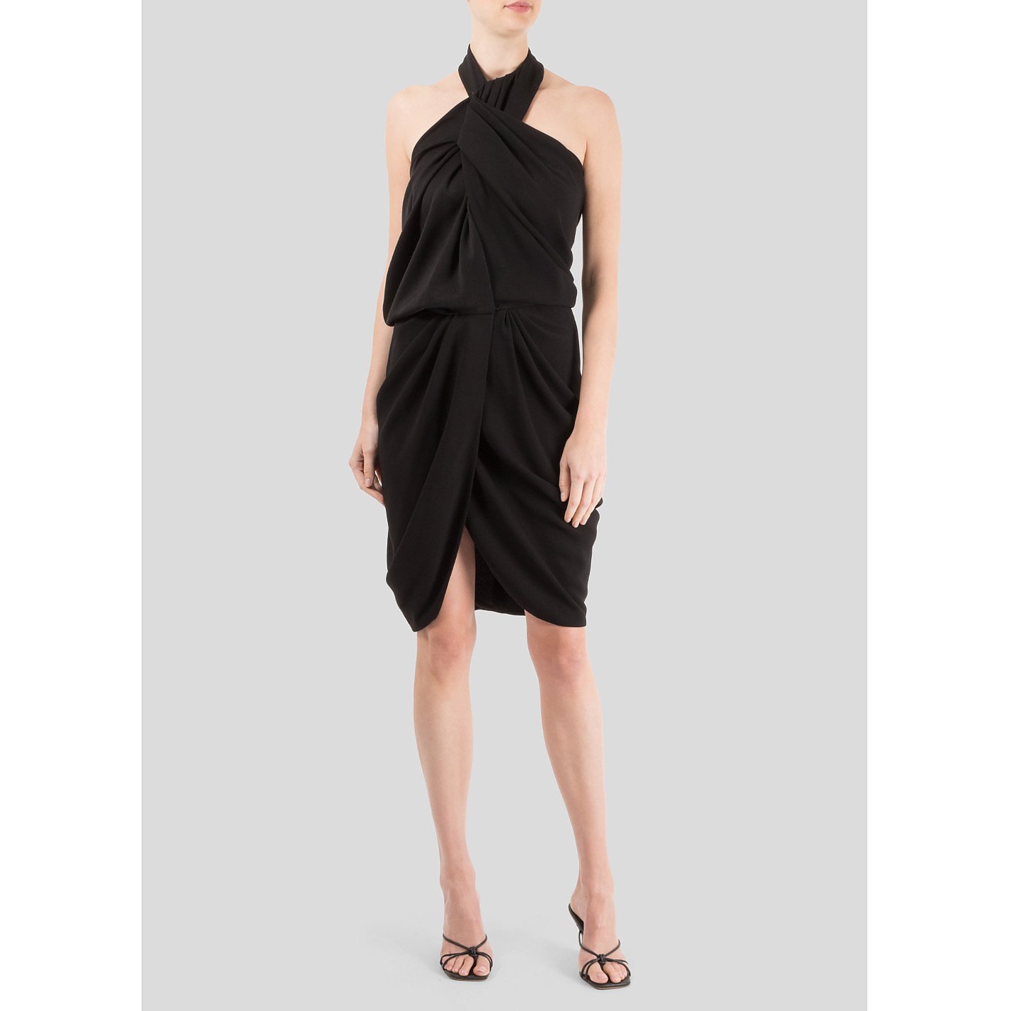 Balenciaga Halterneck Cocktail Dress