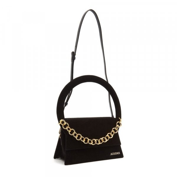 Womens Jacquemus black Leather Le Sac Rond Top-Handle Bag | Harrods #  {CountryCode}