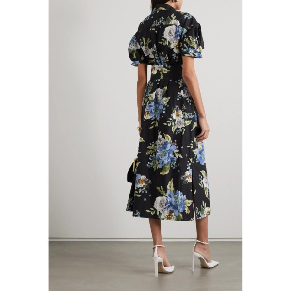 Erdem Frederick Cotton Popplin Midi Dress