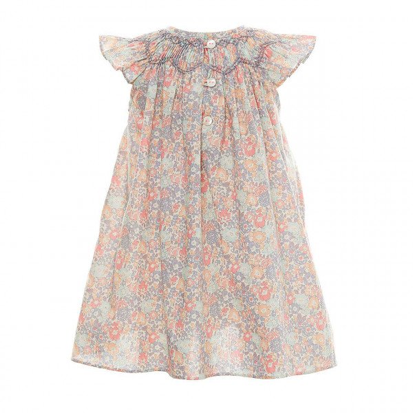 Marie-Chantal Ella Hand Smock Liberty Fabric Dress With Bloomers