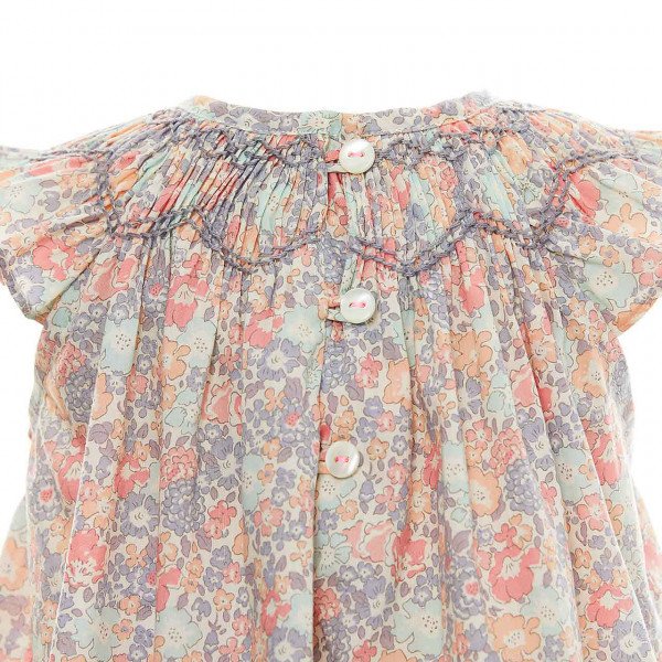 Marie-Chantal Ella Hand Smock Liberty Fabric Dress With Bloomers