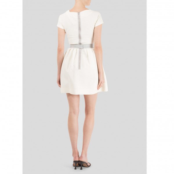 Victoria Beckham Belt-Detail Mini Dress