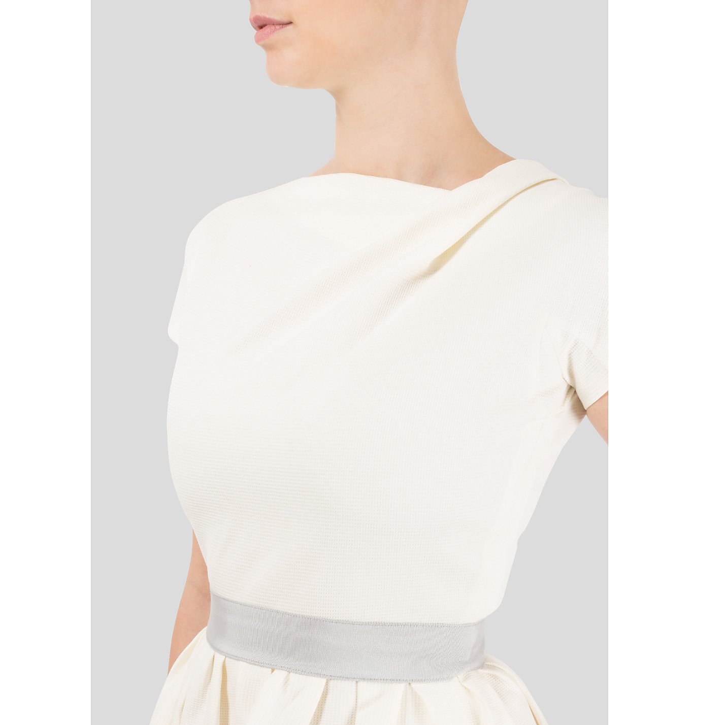 Victoria Beckham Belt-Detail Mini Dress