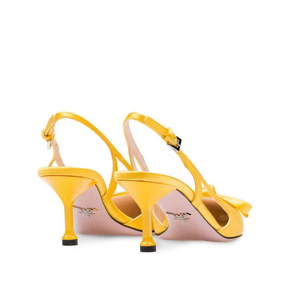prada pumps with bow
