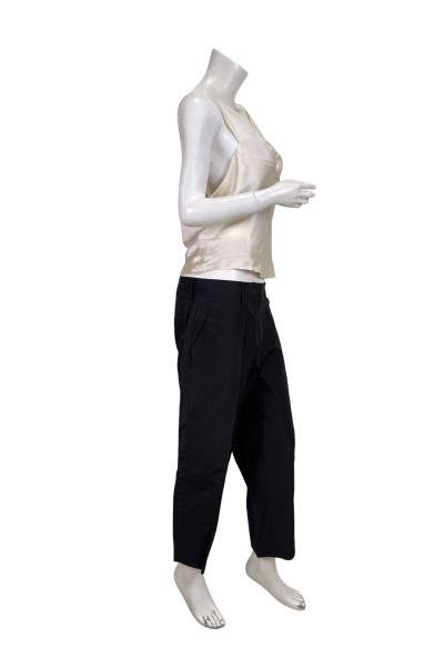 PRADA Black Straight-Leg Trousers
