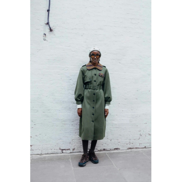 Shrimps Dexter Trench Coat