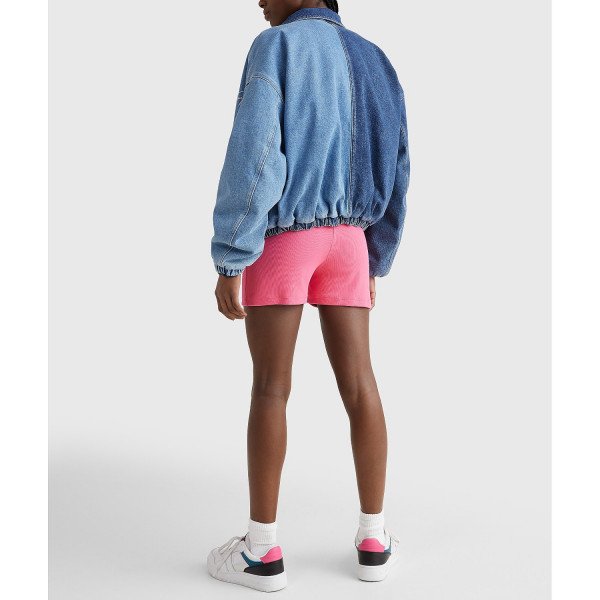 Tommy Hilfiger Recyled Denim Two-Tone Bomber Jacket