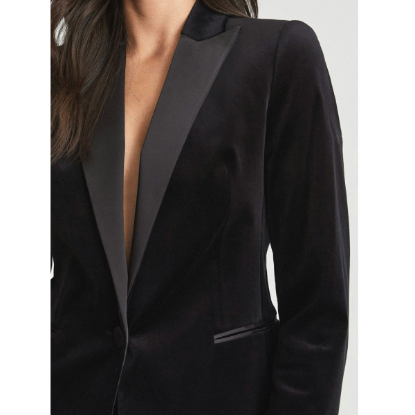 Reiss velvet blazer cheap