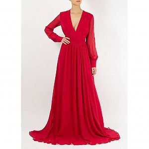 BCBG Pleated Gown Brynne