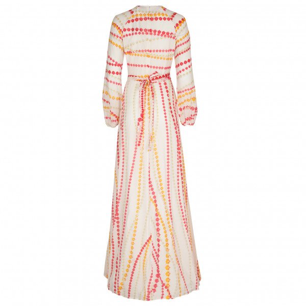 Dhela Printed V-Neck Cotton Maxi Dress