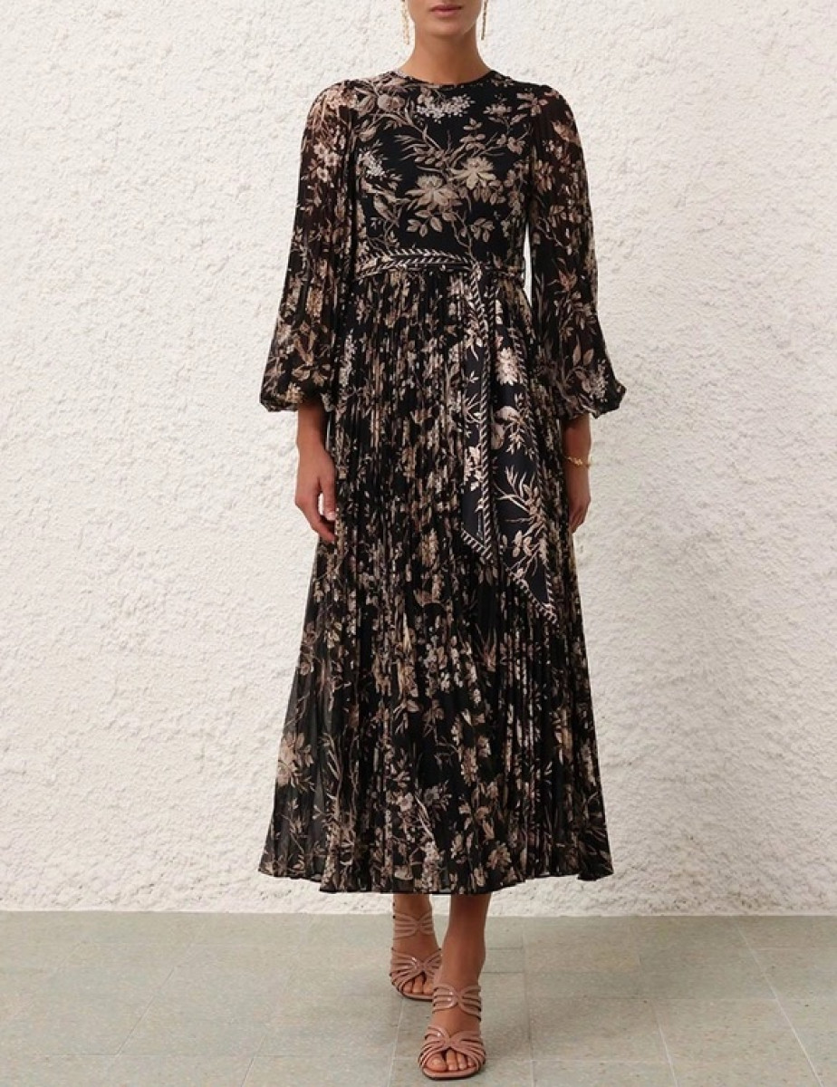 ZIMMERMANN Sunray Long Sleeve Midi