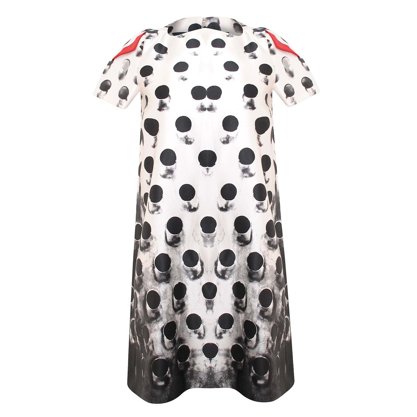 Giles Deacon Couture Ink Pattern Dress