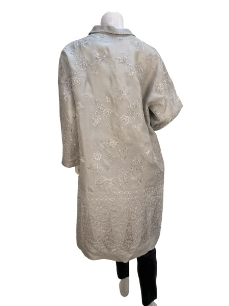 Biyan Embroidered Sheer Jacket