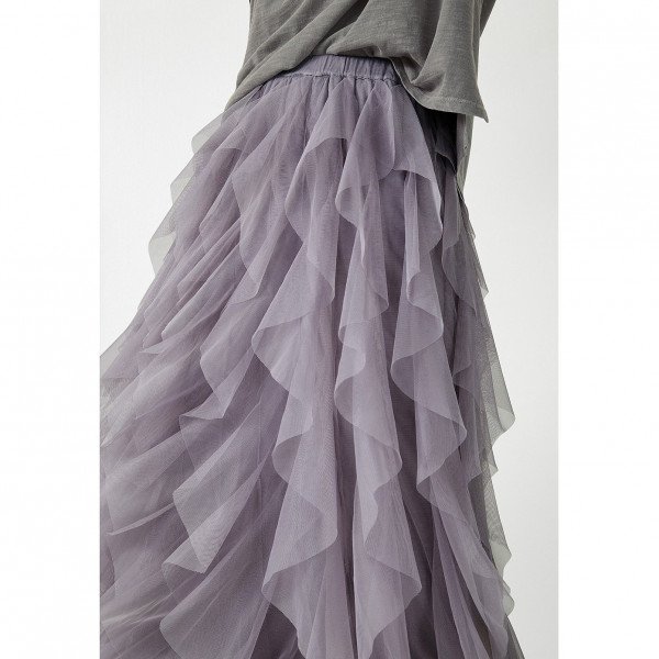 Hush Floriza Ruffle Jersey Skirt
