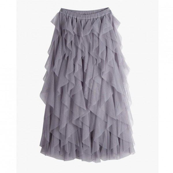 Hush Floriza Ruffle Jersey Skirt