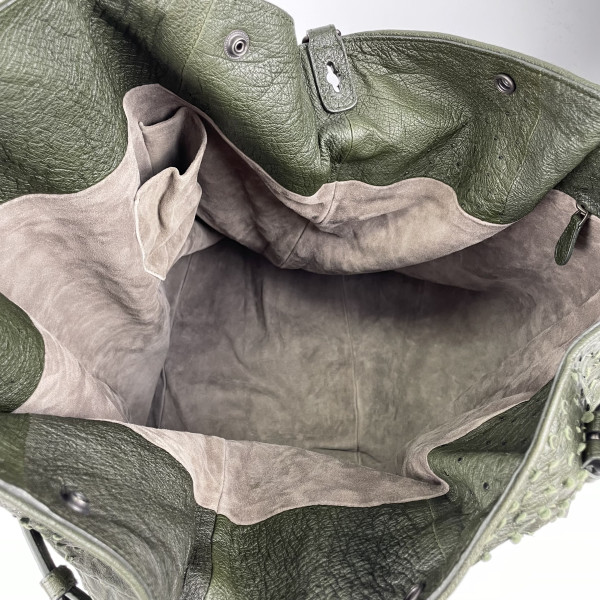 Bottega Veneta Bottega Veneta Oversized Ostrich Hobo Bag