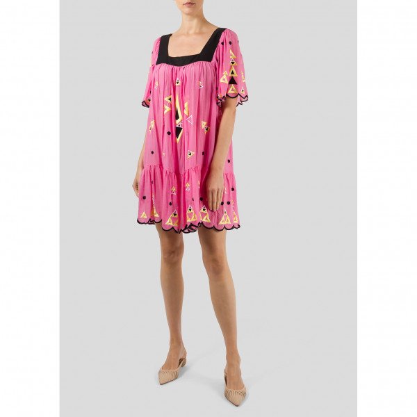 Temperley London Embroidered Tunic Dress