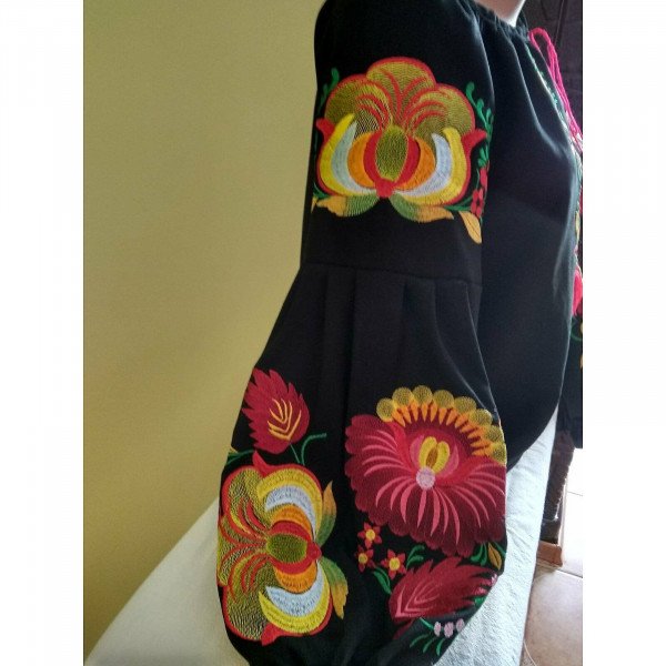 Stand With Ukraine Ukrainian Embroidered Vyshyvanka Blouse