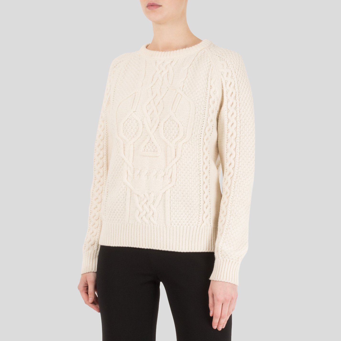 Alexander McQueen Cable Knit Sweater 