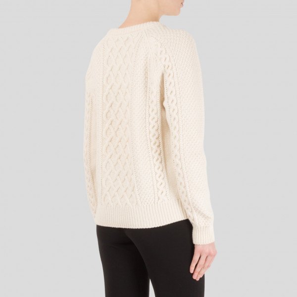 Alexander McQueen Cable Knit Sweater