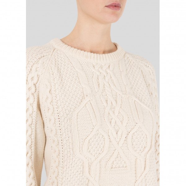 Alexander McQueen Cable Knit Sweater