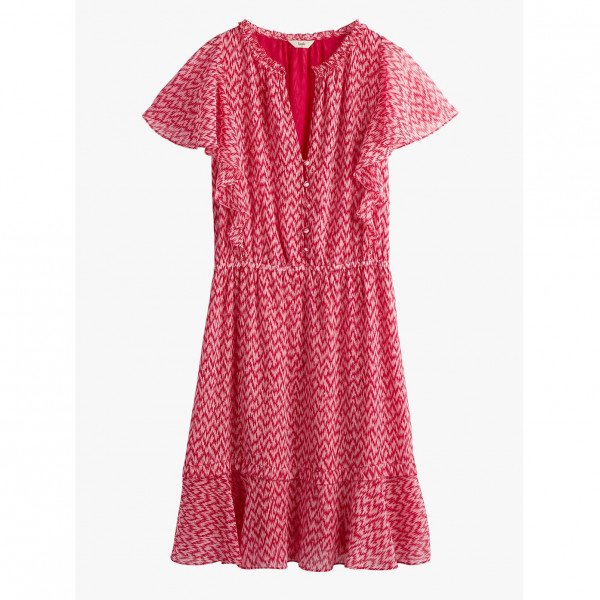 Hush Fifi Mini Dress In Zig Zag