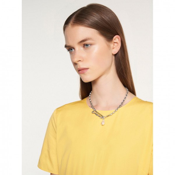 PORTS 1961 Short Sleeve Colour Block Dress
