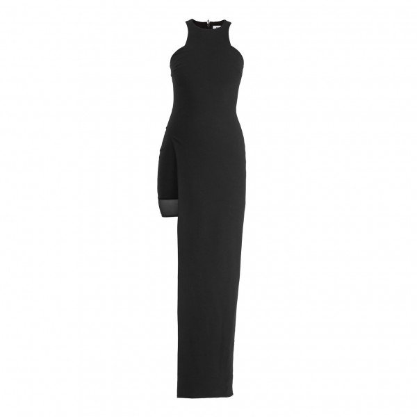 Elizabeth and James Asymmetrical Cutout Long Dress