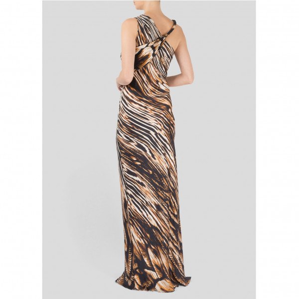 Amanda Wakeley Silk Safari Print Dress