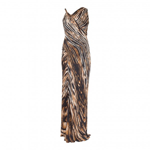 Amanda Wakeley Silk Safari Print Dress