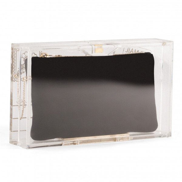 Charlotte Olympia Postcard Perspex Clutch