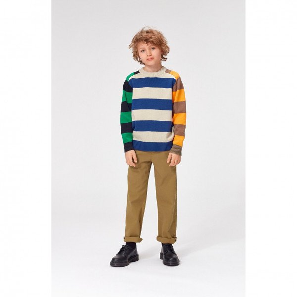 Molo Kids Ace Pants in Oak