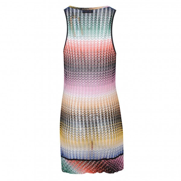 Missoni Rainbow Mesh Mini Dress