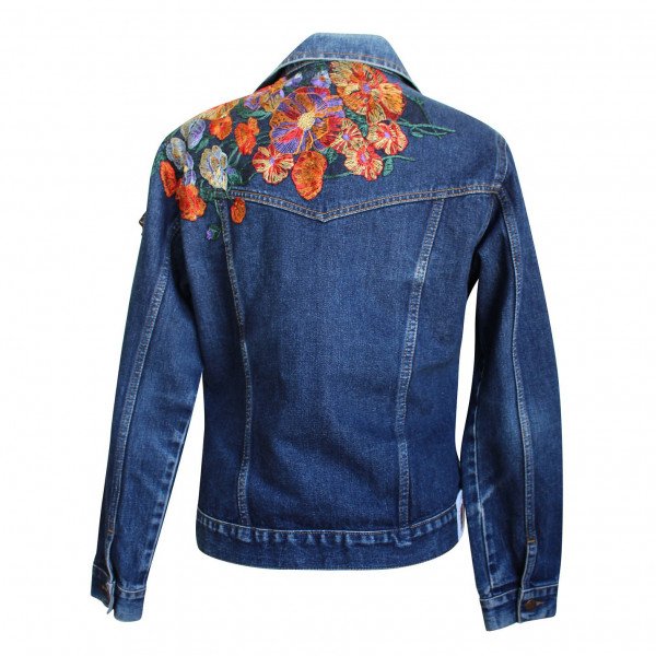 Wrangler Denim Jacket With Embroidery