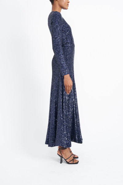 E.Stott Maya Dress Navy