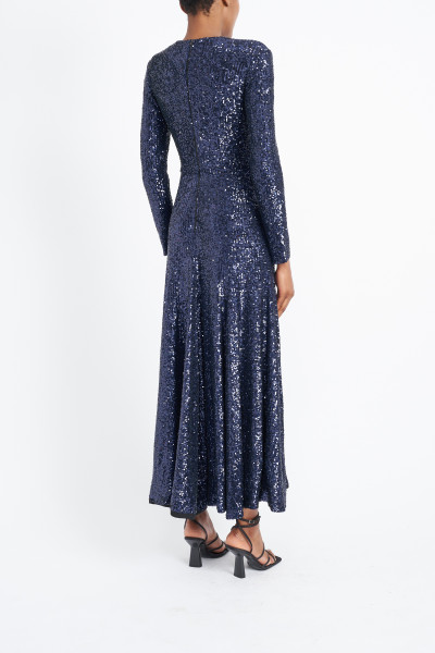 E.Stott Maya Dress Navy