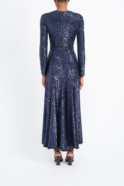 E.Stott Maya Dress Navy