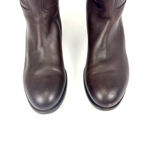 Ralph Lauren Brown Leather Equestrian Riding Boots